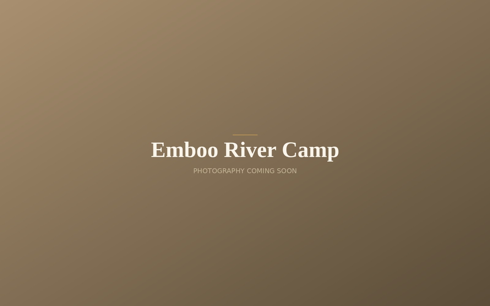 Emboo River Camp safari lodge