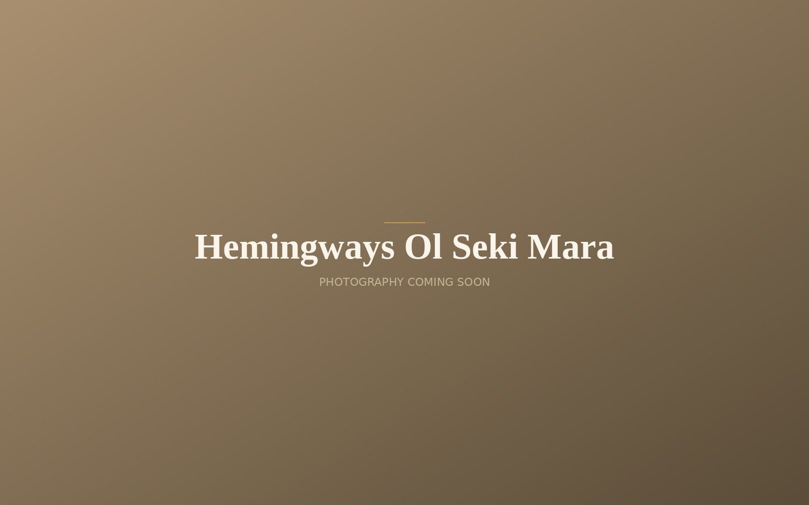 Hemingways Ol Seki Mara safari lodge