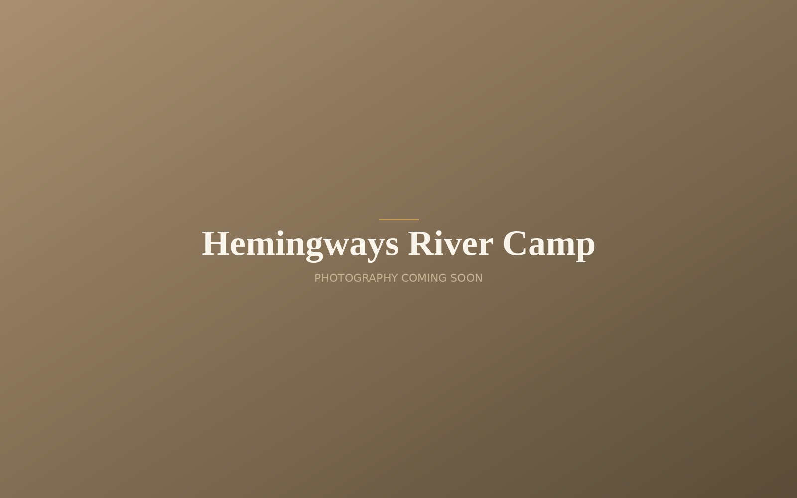 Hemingways River Camp safari lodge