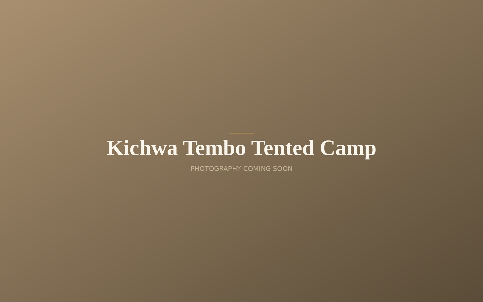 Kichwa Tembo Tented Camp safari lodge