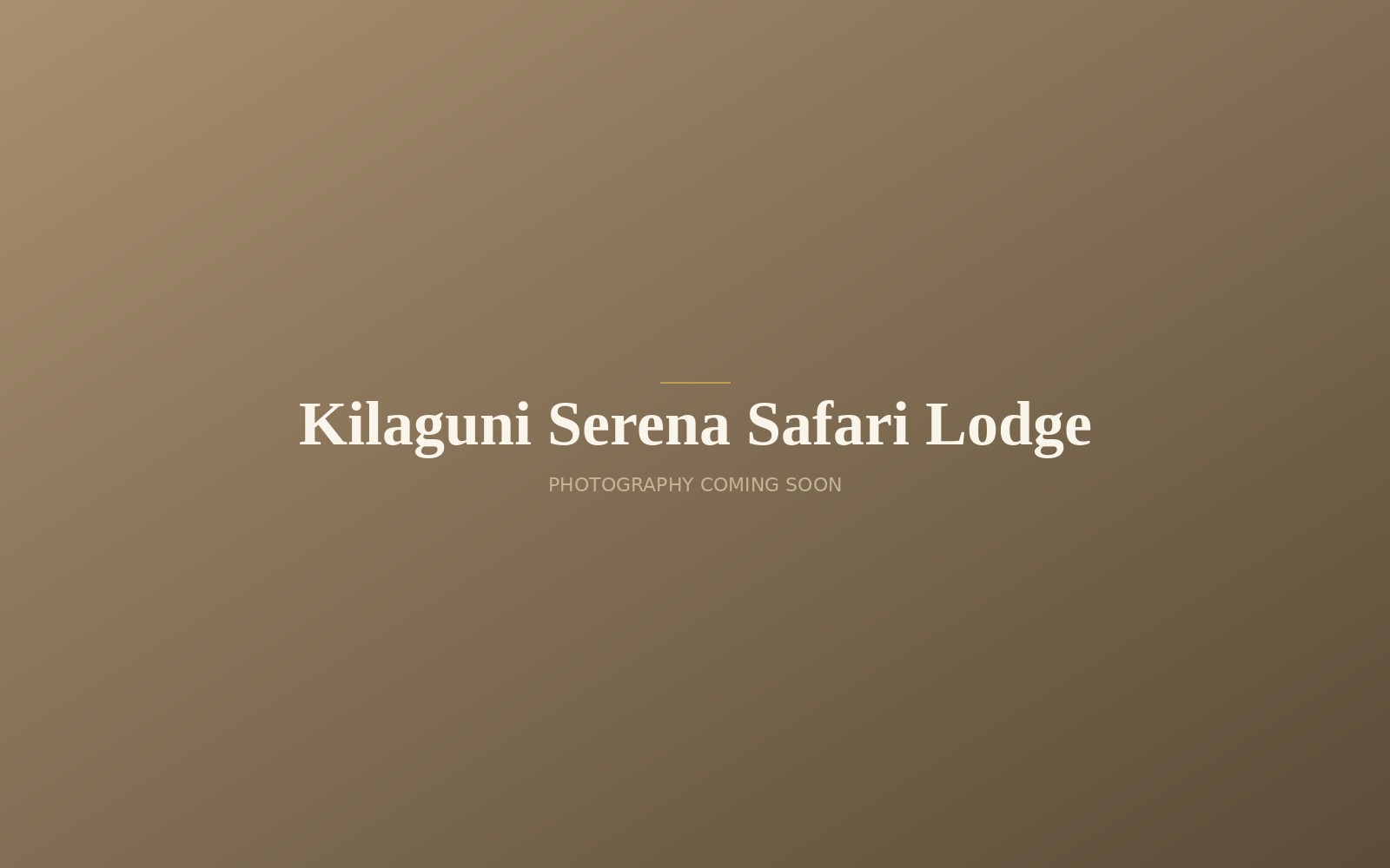 Kilaguni Serena Safari Lodge safari lodge