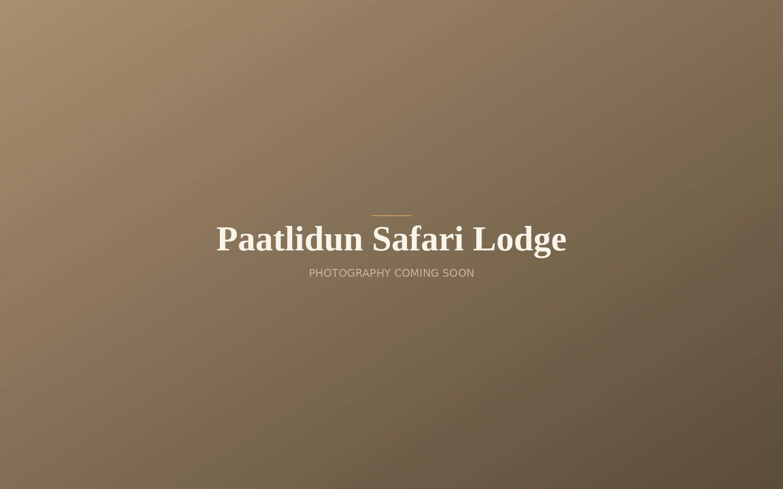 Paatlidun Safari Lodge safari lodge
