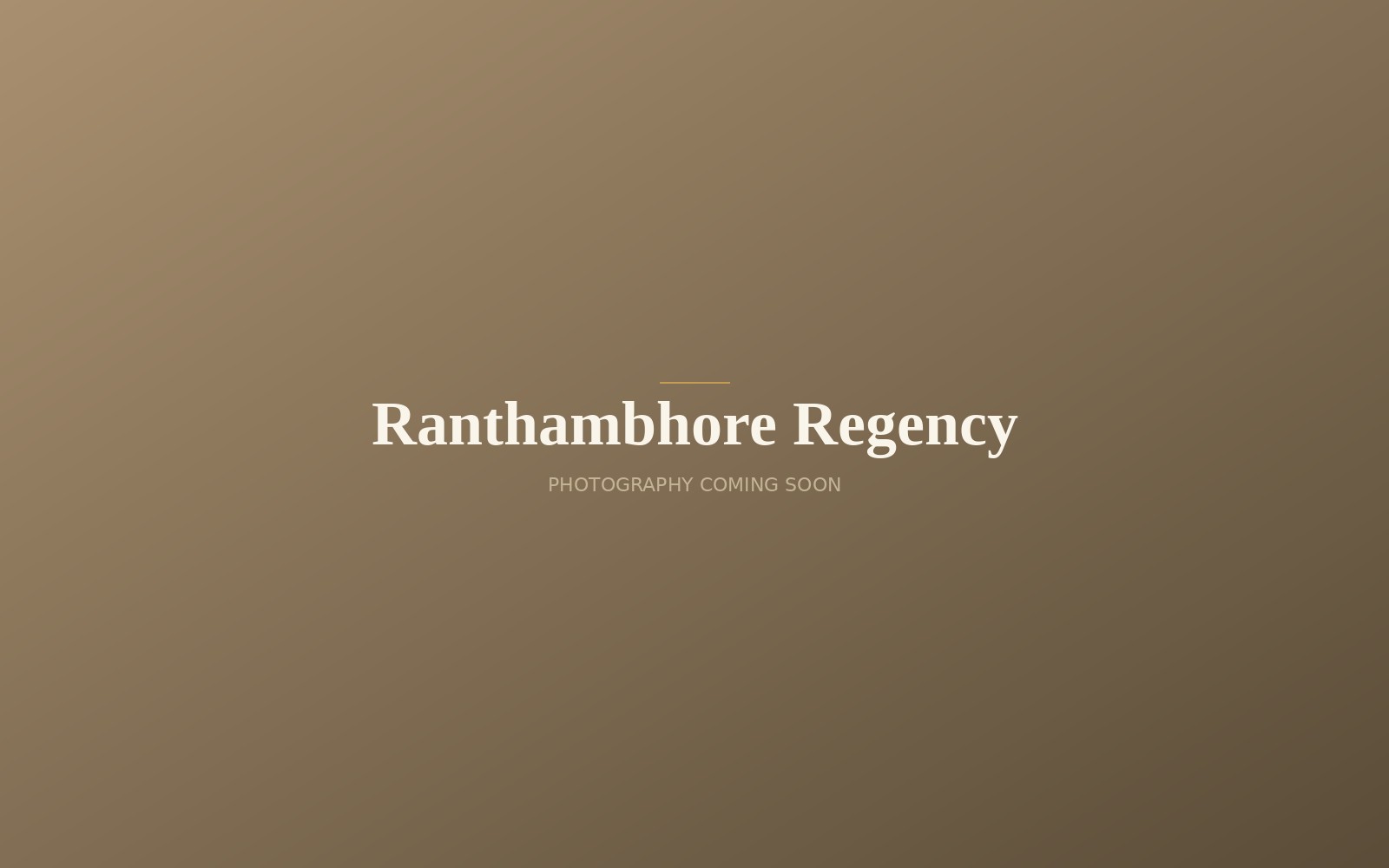 Ranthambhore Regency safari lodge