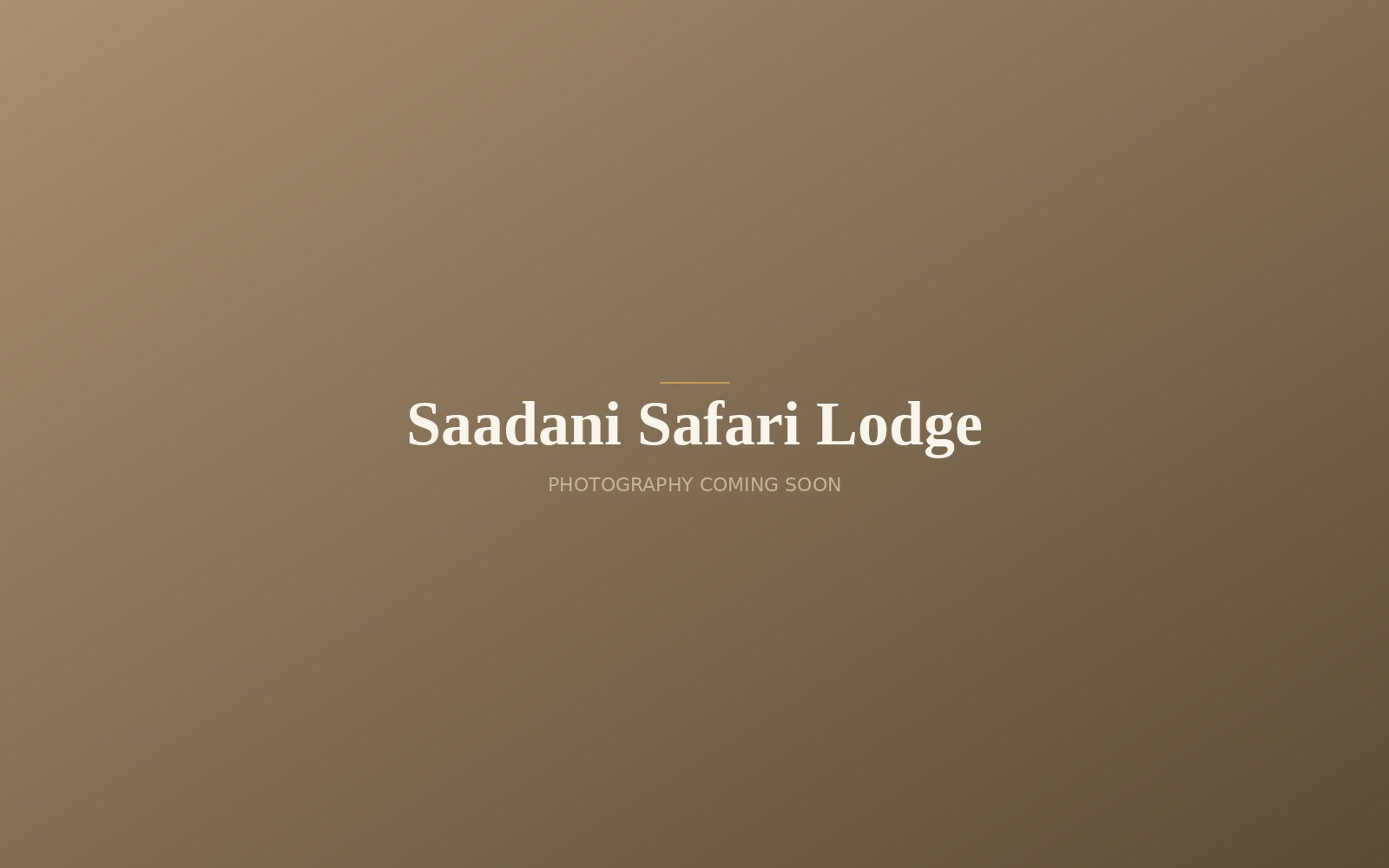 Saadani Safari Lodge safari lodge