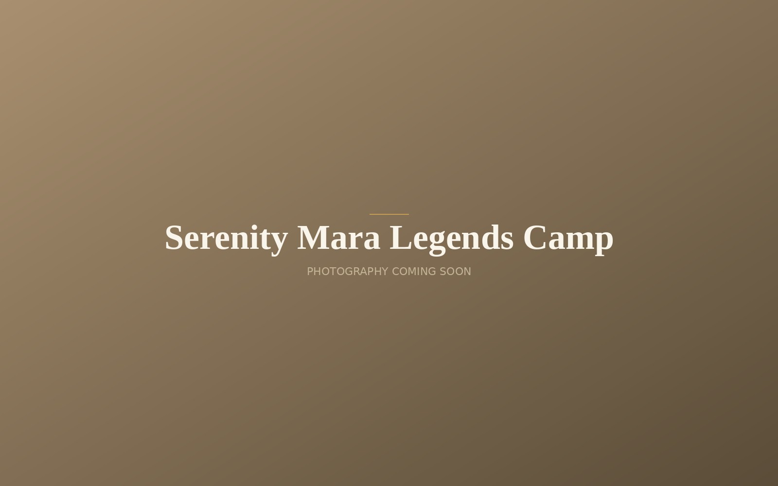 Serenity Mara Legends Camp safari lodge